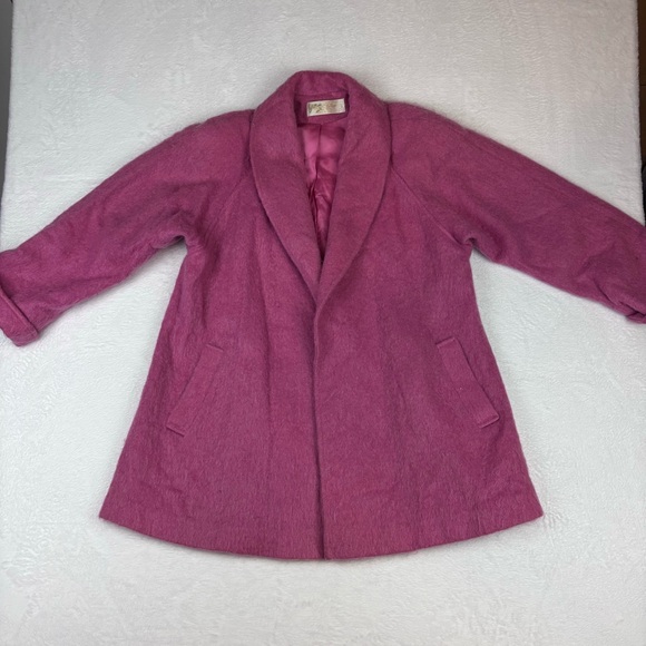 Vintage Elegant Fashions Mohair/Wool Coat Jacket Women's Size 14? - Made In USA - Picture 1 of 14